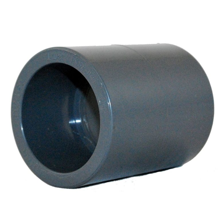 Soval 502-025 - 2-1/2" PVC Socketed Coupling