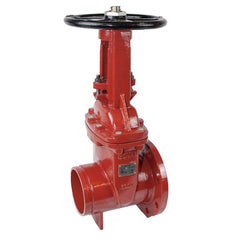 Soval 818-030 3" Ductile Iron UL/FM Grooved x Flanged OS&Y Gate Valve