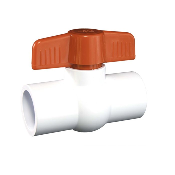 Soval 400-025S - 2-1/2" PVC Socket Ball Valve - NSF