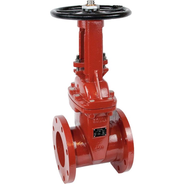 Soval 816-040 4" Ductile Iron UL/FM Flanged OS&Y Gate Valve