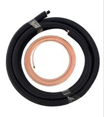 JMF Copper 25ft Line Set, 3/8 Inch Liquid Line, 7/8 Inch Suction Line, 1/2 Inch EZ-Pull Insulation (38X78X12-25EZ)