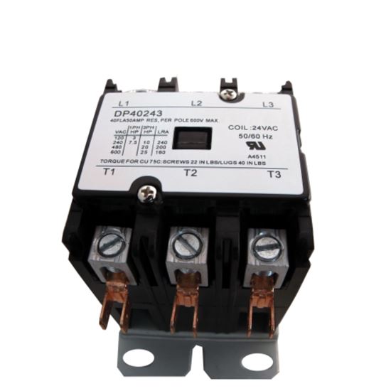 Supco DP40243 - CONTACTOR 40A/3P/24V DP40243