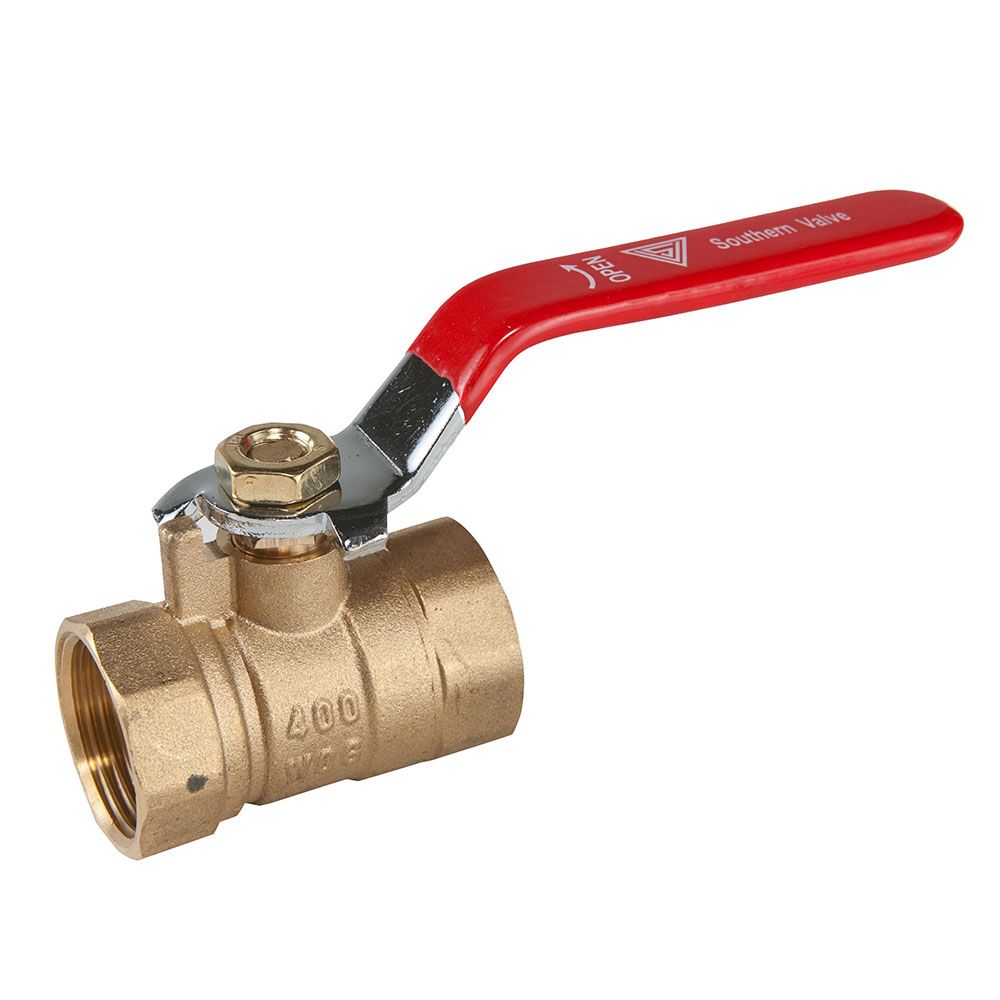 Soval 610-040TSP - 4" Brass Reduced Port Threaded Ball Valve