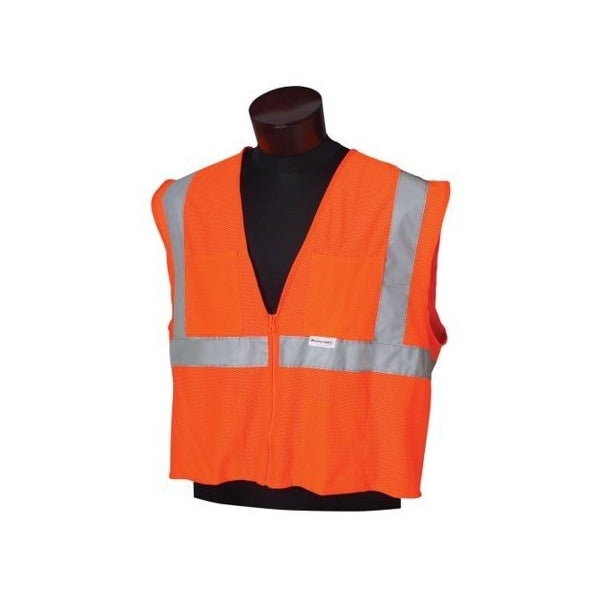 Jackson Safety 3022281  Vest,Orange W/ Silver,M-L