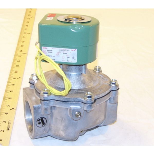 ASCO 8042C75CSA 2 Inch NC Gas Valve 0/20 PSI