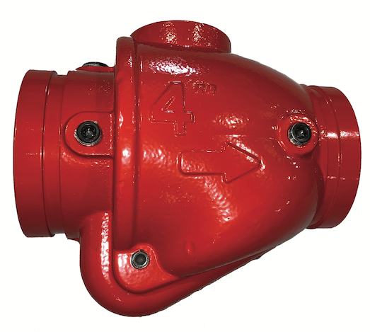 Soval 823-030 3" Ductile Iron UL/FM Grooved End Swing Check Valve