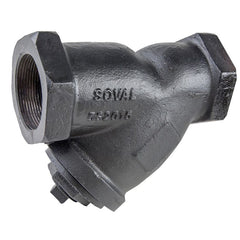 Soval 860-010T 1" Cast Iron Threaded Wye Strainer