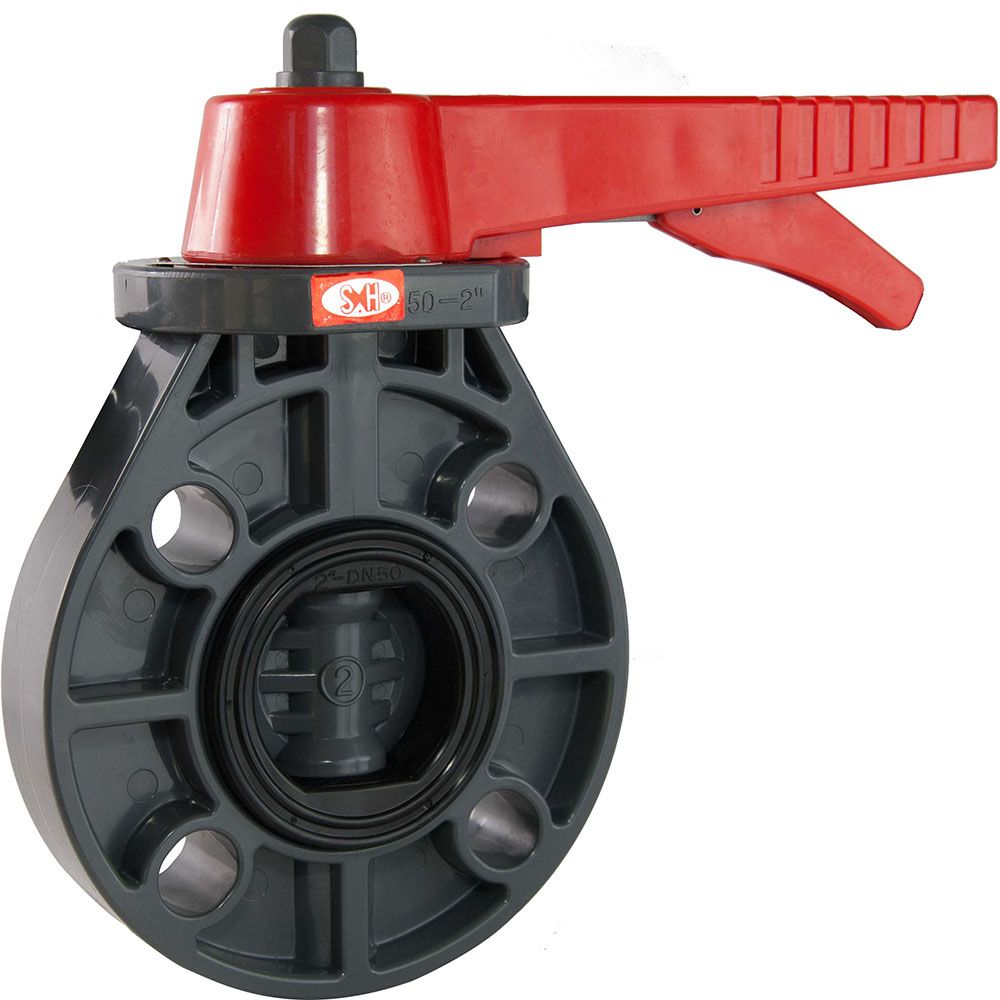 Soval 585-080 - 8" PVC Wafer Butterfly Valve - NSF