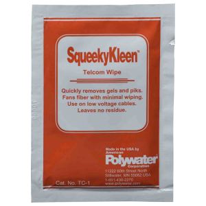 American Polywater TC-1 SqueekyKleen Communications Cleaner Wipes