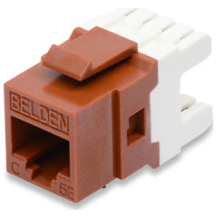 Belden AX101315 CAT5E Modular Jack, RJ45, KeyConnect Style, TIA, Blue