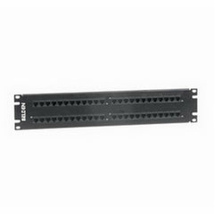 Belden AX103258 Patch Panel, 24-Port, CAT5e HD110, RU, Black