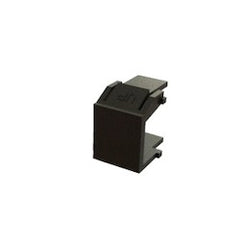 Belden AX102263 KeyConnect Blank Module Insert, 50-Pack, Black