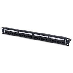 Belden RV6PPF1U24BK CAT6 Plus REVConnect 24-Port Patch Panel Black