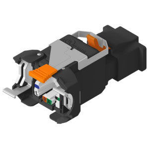 Belden RVAIP2UBK-S1 Industrial Revconnect Cat6A Plug UTP Black T568 A/B 1-Pack