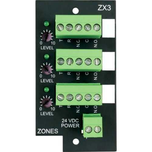 Bogen ZX3 3-Zone Expansion Module for UT1312