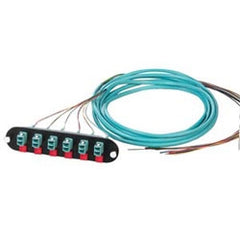 Corning CCH-CP12-E4-P03SH Closet Connector Housing Panel Pigtailed LC Connectors Duplex 12 Fiber 50 µm Multimode