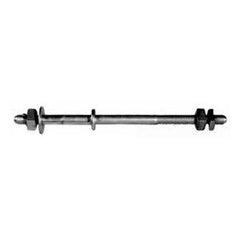 Hubbell Power Systems 7742 Galvanized Steel Upset Single Bolt Overall Length 10 in.