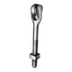 Hubbell Power Systems 5514 Thimbleye 5/8 x 14 in. Drop-Forged Steel Straight Bolt with Cone-Type Point