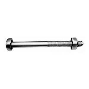 Hubbell Power Systems 8912 Square Head Machine Bolt With Square Nut 3/4 Dia. x 12 in. L