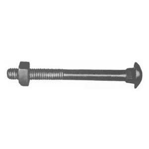 Hubbell Power Systems 863412 3/8 x 4-1/2 in. Open-Hearth Steel Carriage Bolt With Square Nut Thread Length 1-3/4 in.