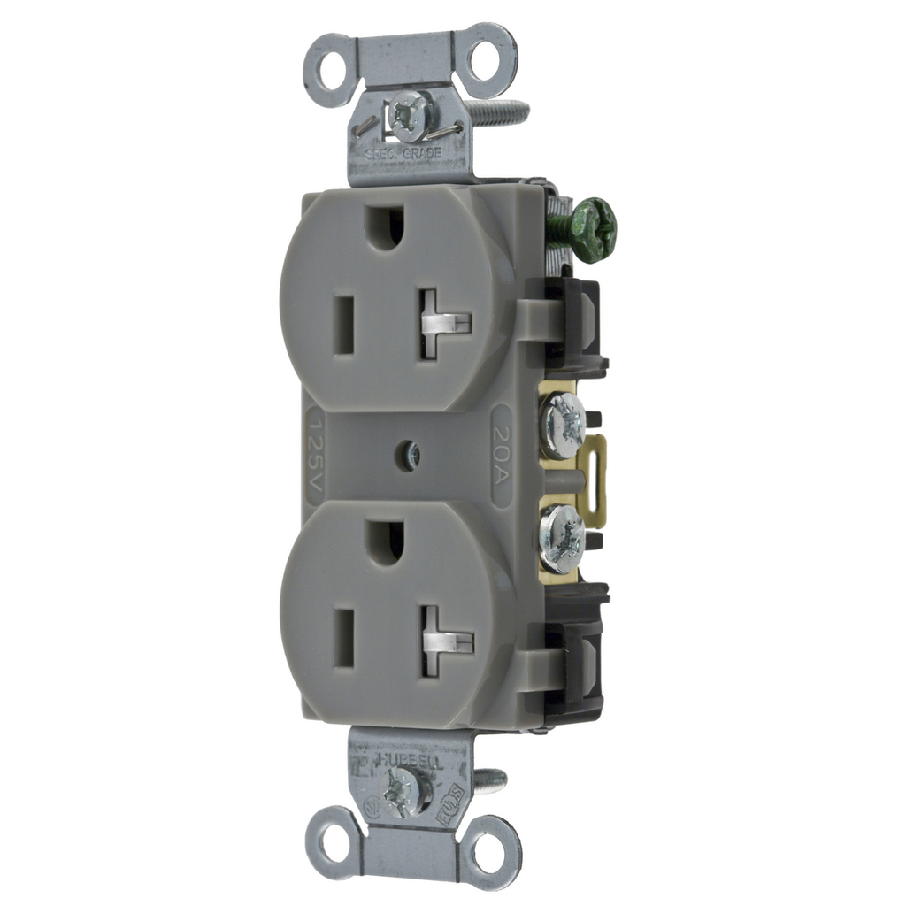 HUBBELL WIRING BR20GRYTR 