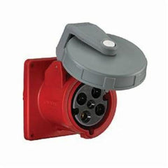 Hubbell Wiring Device-Kellems HBL460R9W 60 Amp 250 Volt 3-Phase 3-Pole 4-Wire Watertight IEC Pin and Sleeve Receptacle