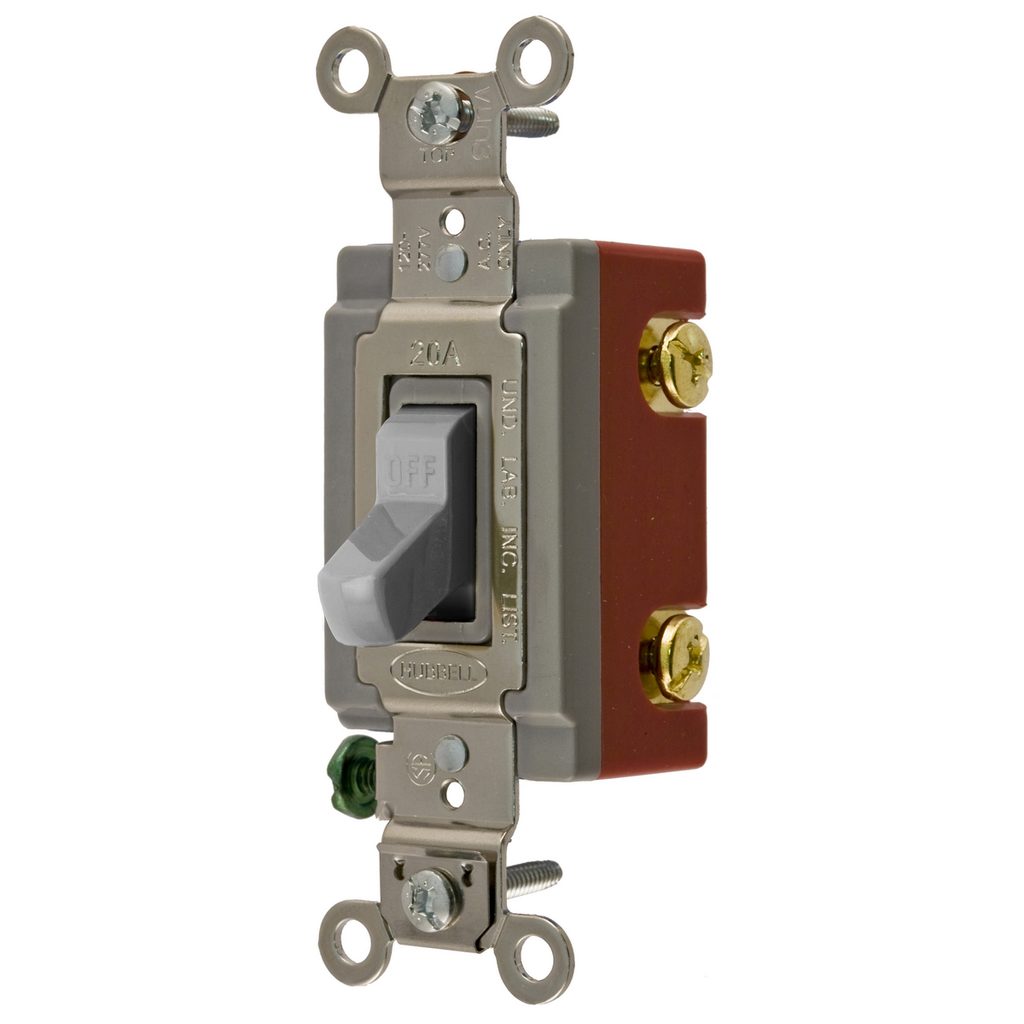 HUBBELL WIRING HBL1222GY TOGGLE SWITCHES