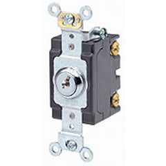 Leviton 1223-2KL Key Locking Switch 20A 120/277 VOLT 3-WAY