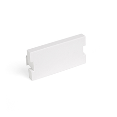 Leviton 41291-1BW Wall Plate Insert Blank Insert 1U