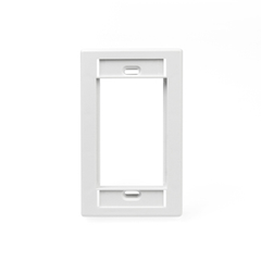 Leviton 41290-SMW Outlet Faceplate, White