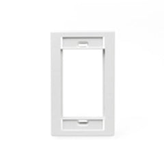 Leviton 41290-SMW Outlet Faceplate, White