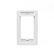 Leviton 41290-SMW Outlet Faceplate, White