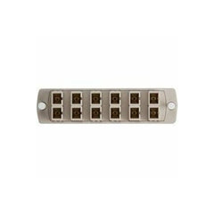 Leviton 5F100-2IC 12-Fiber Compact SC Patch Panel, Beige