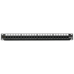 Leviton 69270-U24 Flat QuickPort Patch Panel with eXtreme CAT6 Connectors