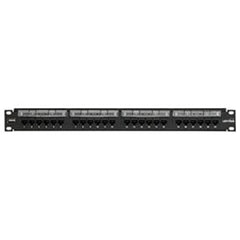 Leviton 69586-L24 Cat 6 Flat 110-Style Patch Panel 24-Port