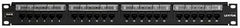Leviton 69586-L24 Cat 6 Flat 110-Style Patch Panel 24-Port
