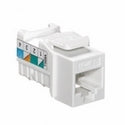 Leviton 61HOM-RW6 HOME Snap-In Jack, T568A/B Wiring, White