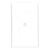 Leviton 80703-ORG 1-Gang Duplex Device Receptacle Wallplate Standard Size Replacement MPN