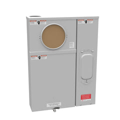 Milbank U214MTB Single Position Meter Socket with Main Breaker, 100 Amp, 1 Phase, Ringed, Link, 4 Term, OH, UG, 240V