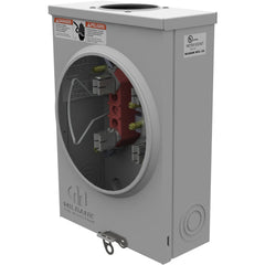 Milbank U7487-RL-TG Single Position Meter Socket 125 Amp 1 Phase Ringless No Bypass 4 Term OH UG 600V Triplex