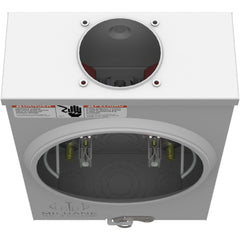 Milbank U7487-RL-TG Single Position Meter Socket 125 Amp 1 Phase Ringless No Bypass 4 Term OH UG 600V Triplex