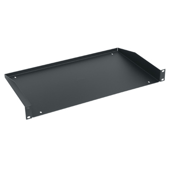 Middle Atlantic U1 Rack Shelf, 1.75x19, 35 LBS, 1U, Steel