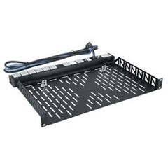 Middle Atlantic U1V Utility Rackshelf, 1 RU, 10.4D, Vented