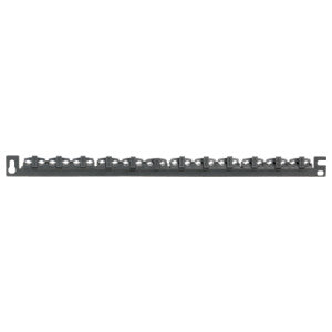 Panduit SRBWCY Strain Relief Bar with Clips 19 in L