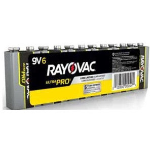 Rayovac AL9V-6 Rayovac Ultra Pro 9V Alkaline Batteries