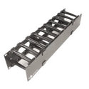 Siemon HCM-6-2U Cable Manager, RouteIT, Single Sided, 6 Inch, 2U, Standard Cover, Horizontal