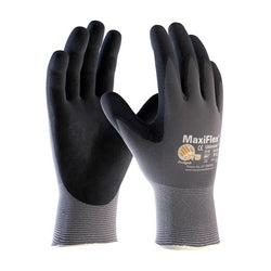 PROTECTIVE INDUSTRIAL PRODUCTS 34-874/XL MaxiFlex Ultimate 15G Gray Nylon Shell Black MicroFoam Coating XL