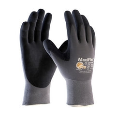 PROTECTIVE INDUSTRIAL PRODUCTS 34-874/XL MaxiFlex Ultimate 15G Gray Nylon Shell Black MicroFoam Coating XL