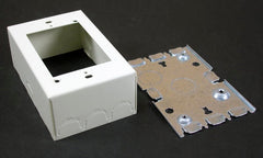 Wiremold 5450 PVC Raceway Device Bracket Fitting, Ivory
