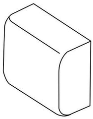 Wiremold 2810B Non-Metallic Blank End Ftg 1-3/8 Inch L